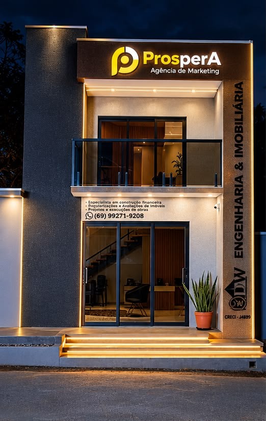 Fachada do novo escritório da Prospera em Ji-Paraná